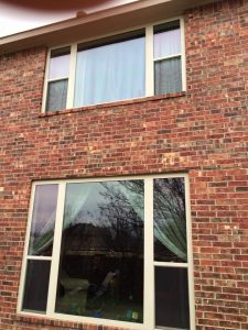 window installation for brick house